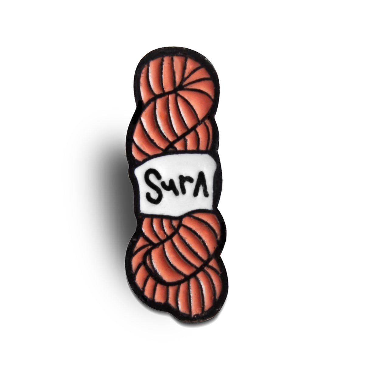 Knitters ENAMEL PIN | SURA skein