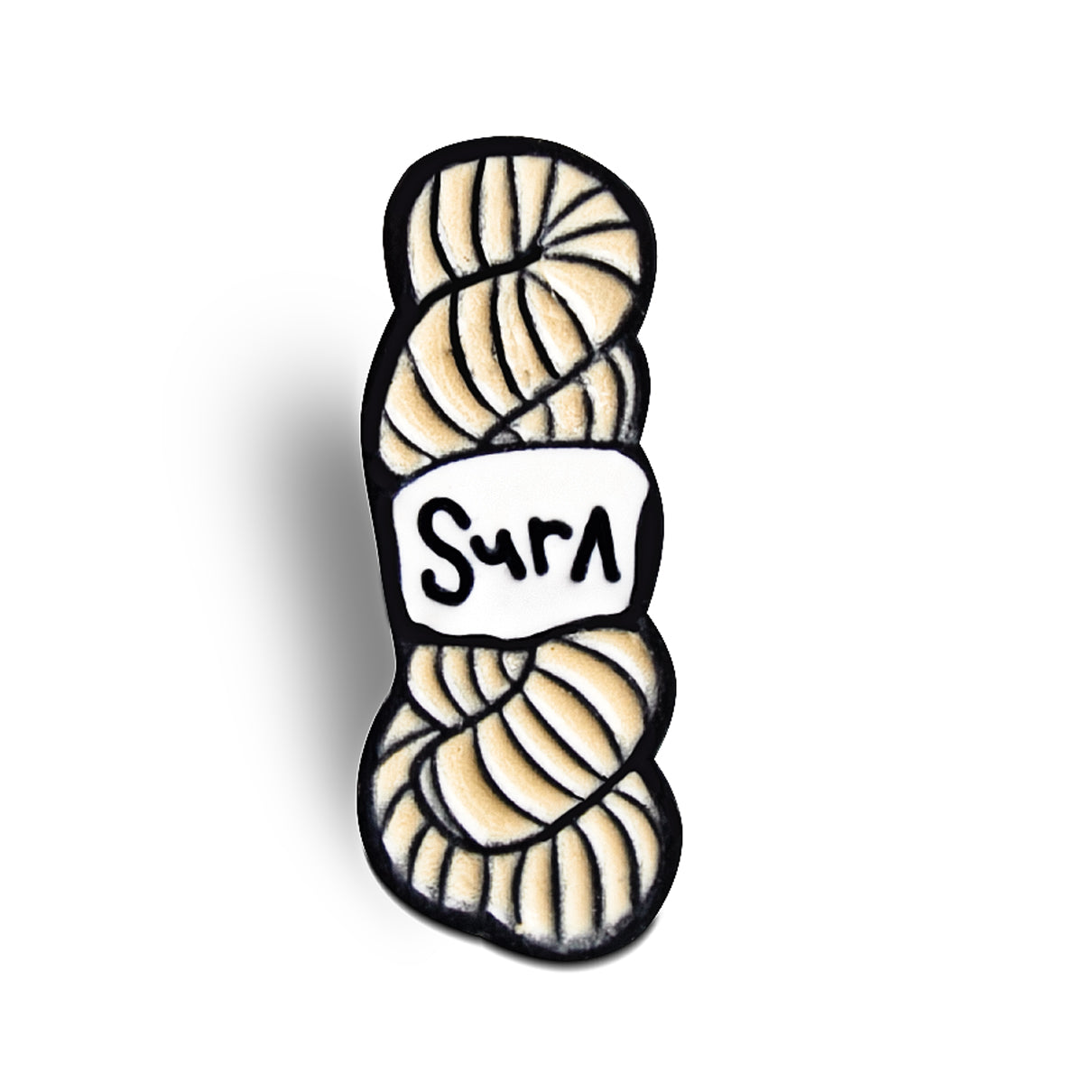 Knitters ENAMEL PIN | SURA skein