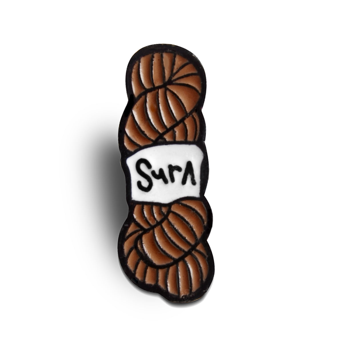 Knitters ENAMEL PIN | SURA skein