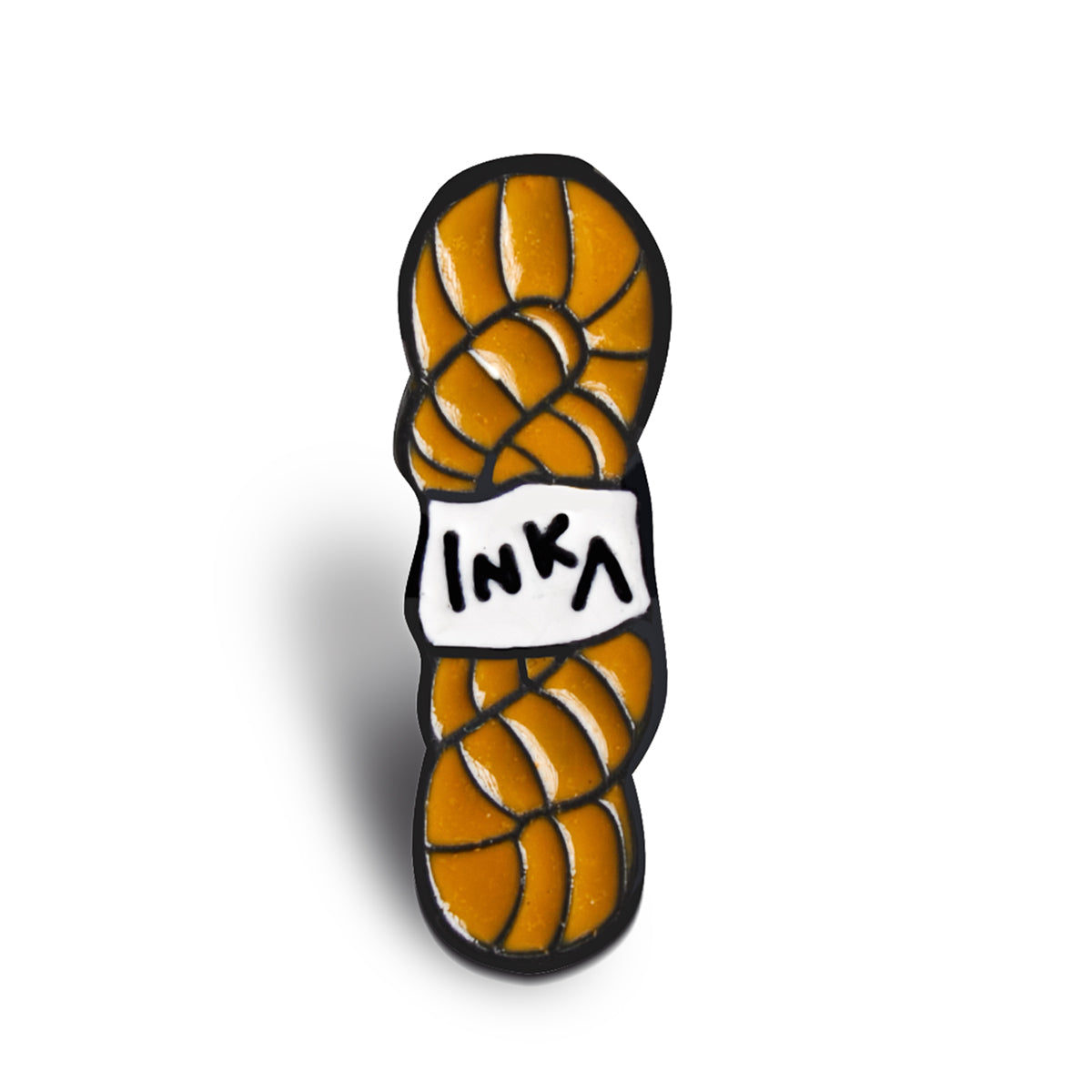 Knitters ENAMEL PIN | INKA skein