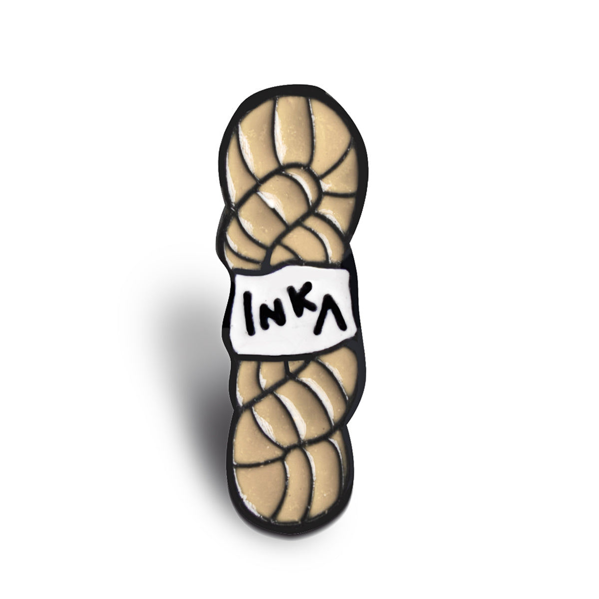 Knitters ENAMEL PIN | INKA skein