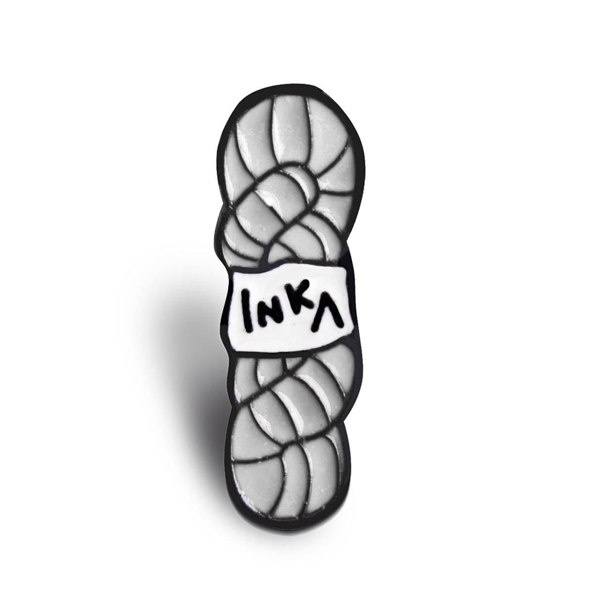 Knitters ENAMEL PIN | INKA skein