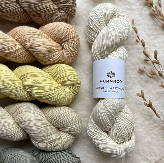 Organic Patagonian Merino wool | HUANACO | Fingering | 3.5 Oz Skeins